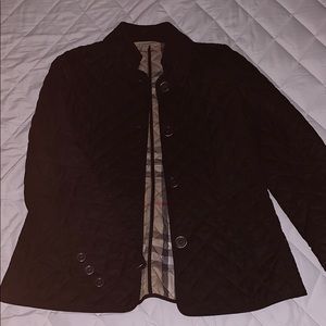 Burberry Women’s Quilted Jacket Black Size M